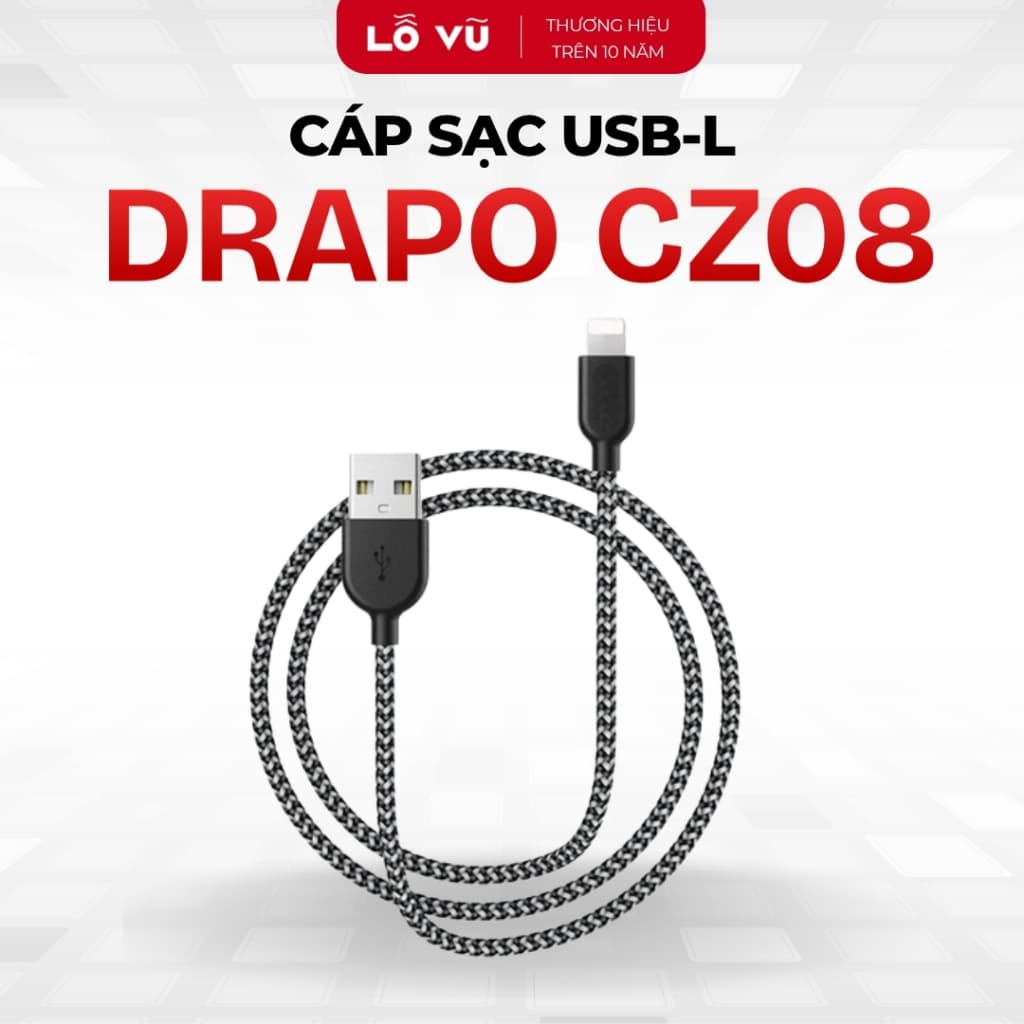 Cáp dây dù DRAPOW CZ08 1.8m