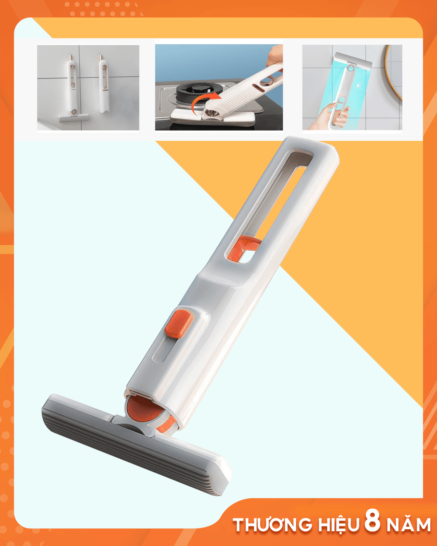 Cây lau nhà bếp, nhà tắm mini Tiện lợi