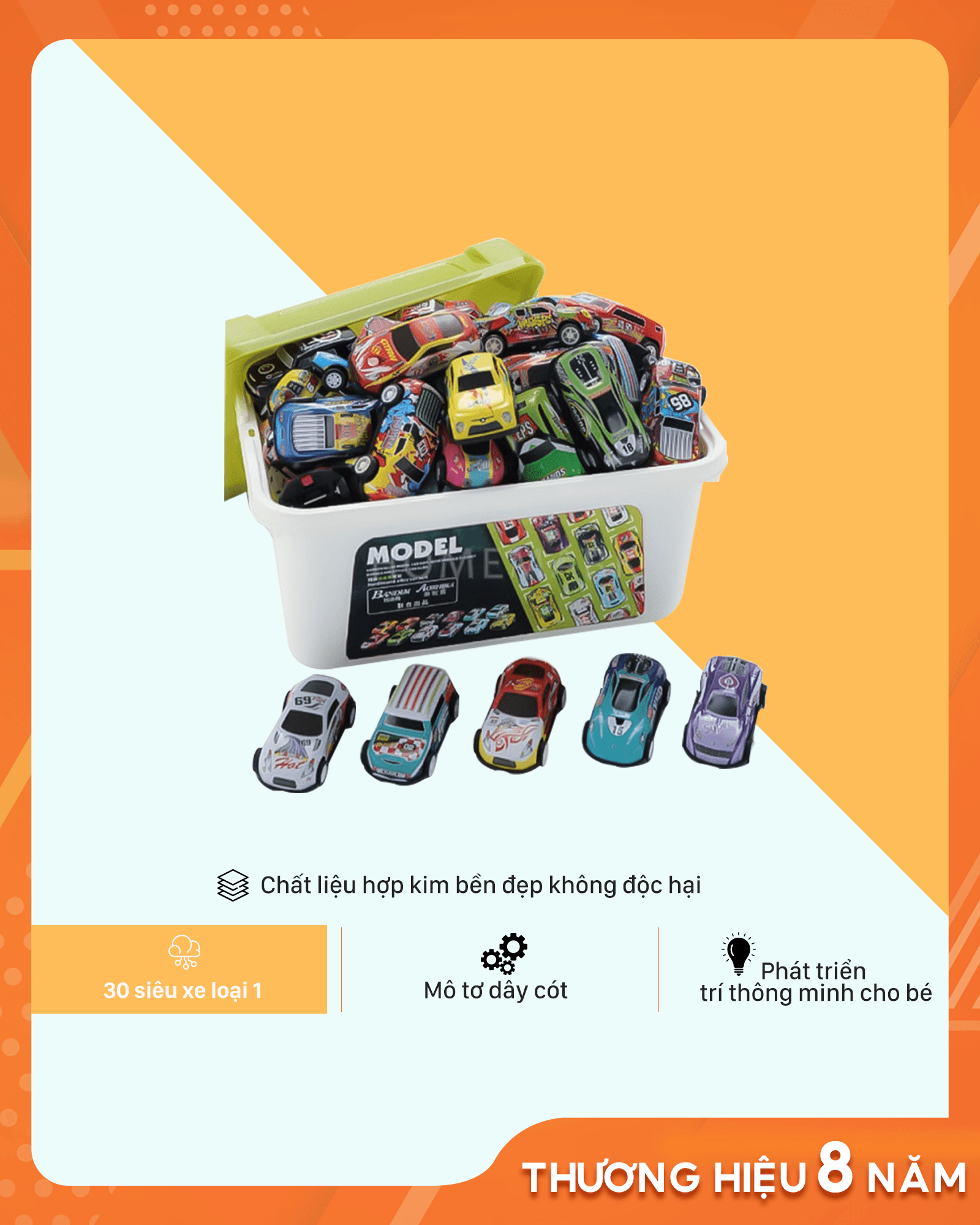 Bộ ô tô đồ chơi mini