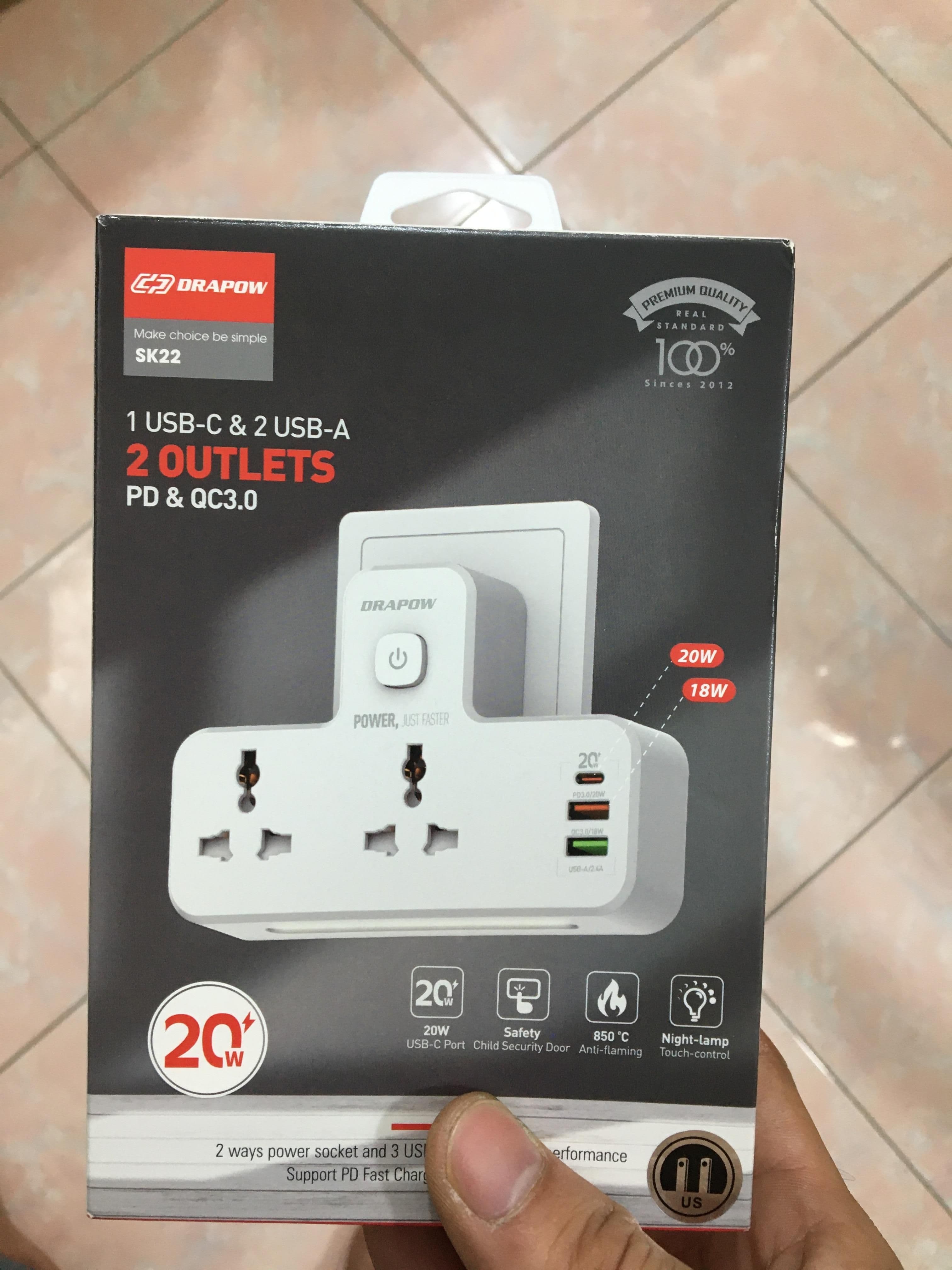 Ổ điện thông minh Drapow SK22