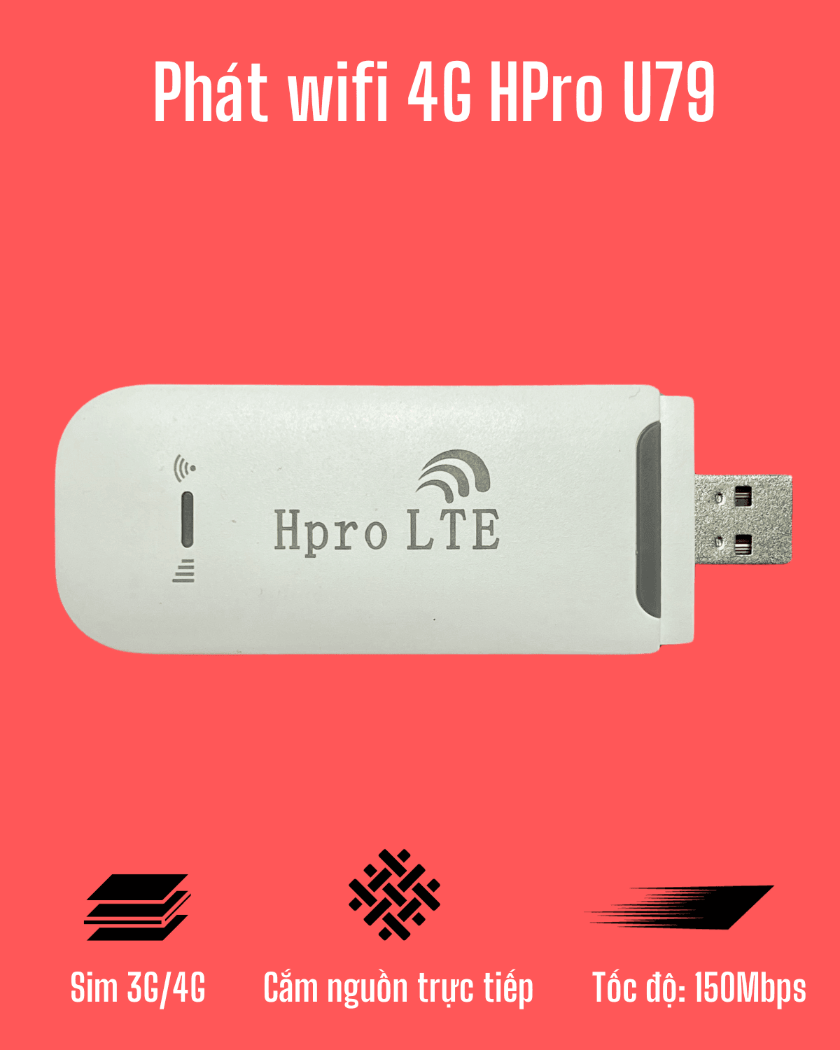 Phát wifi 4G HPro U79