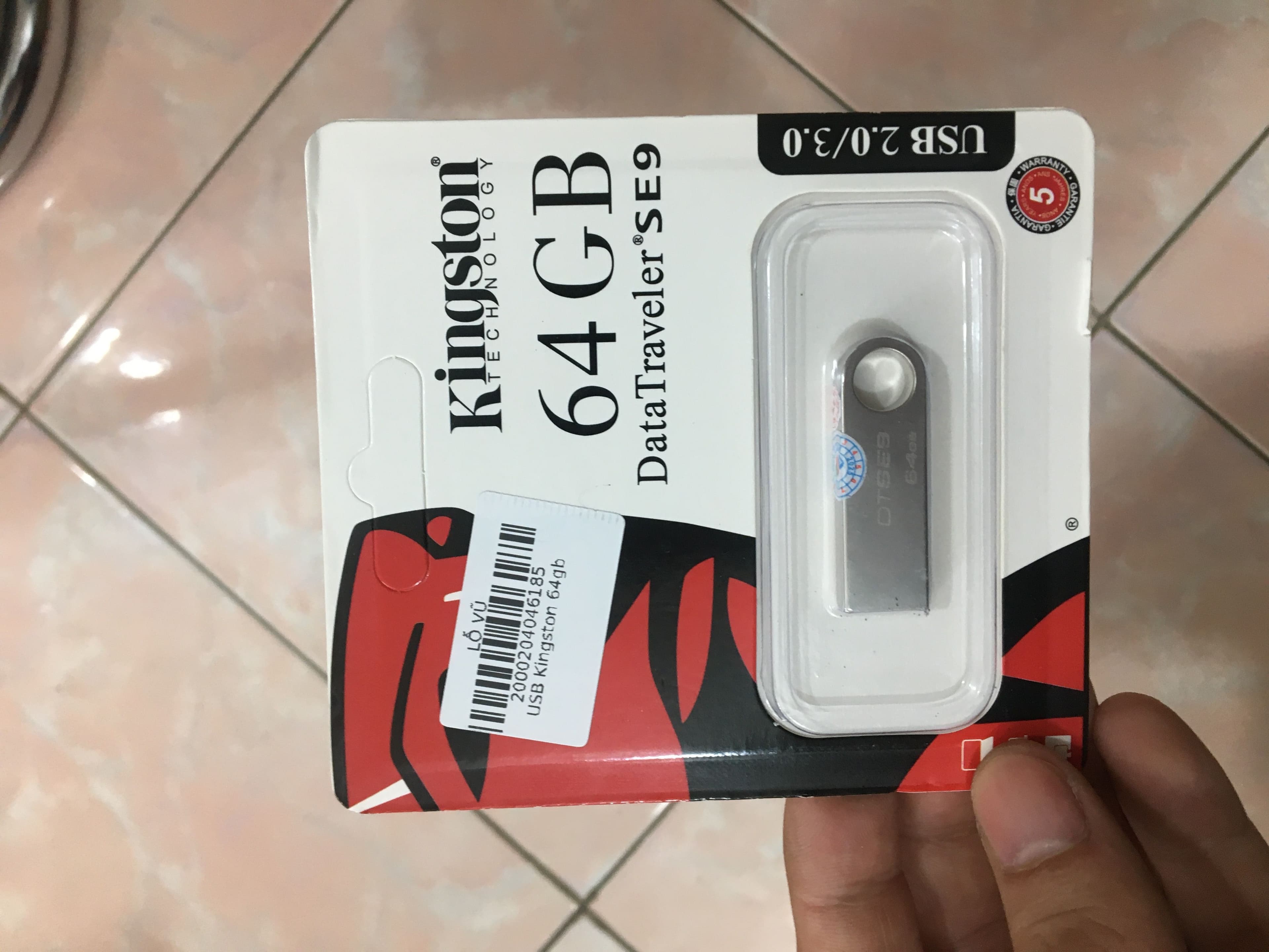 USB Kingston 64gb