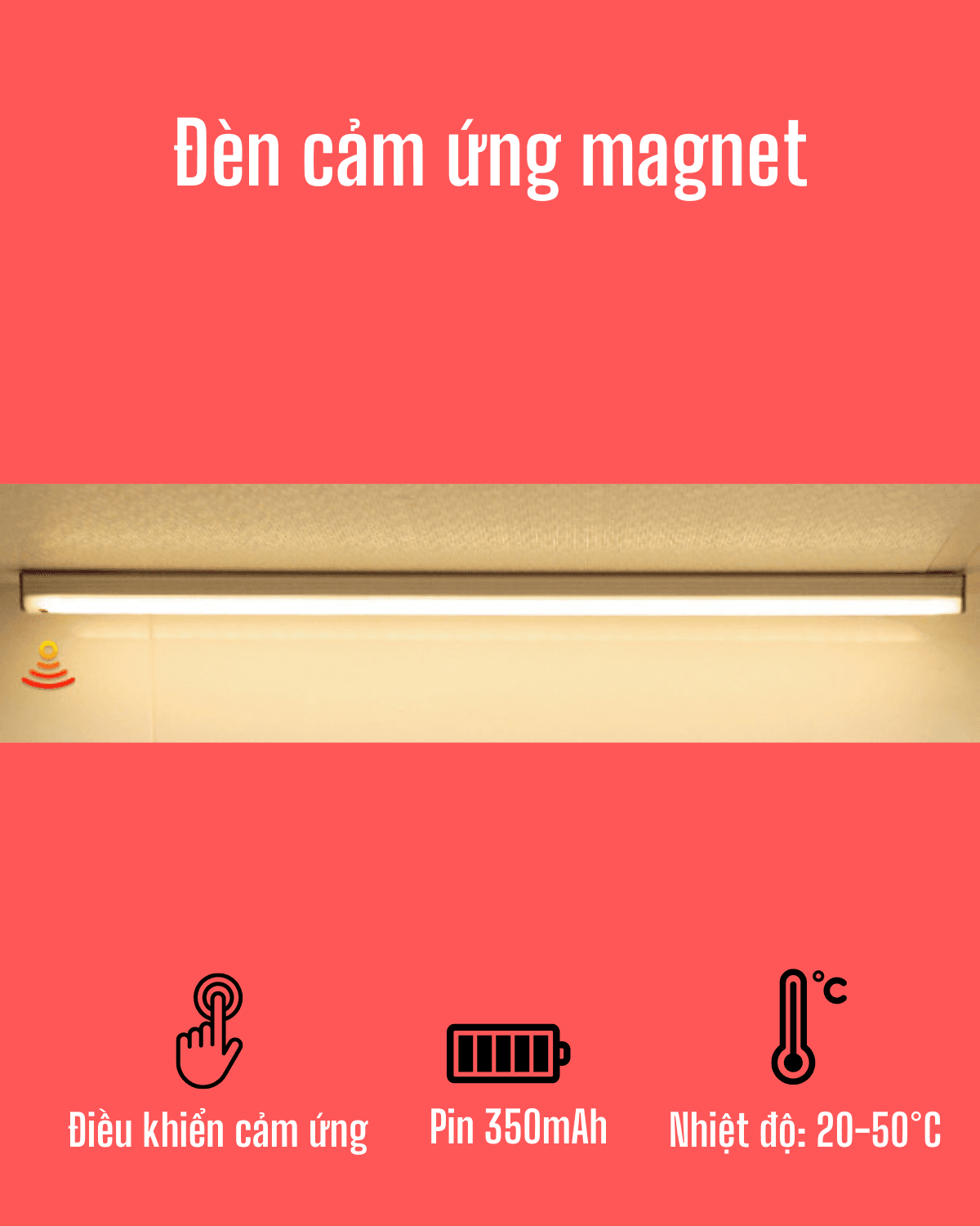Đèn cảm ứng magnet
