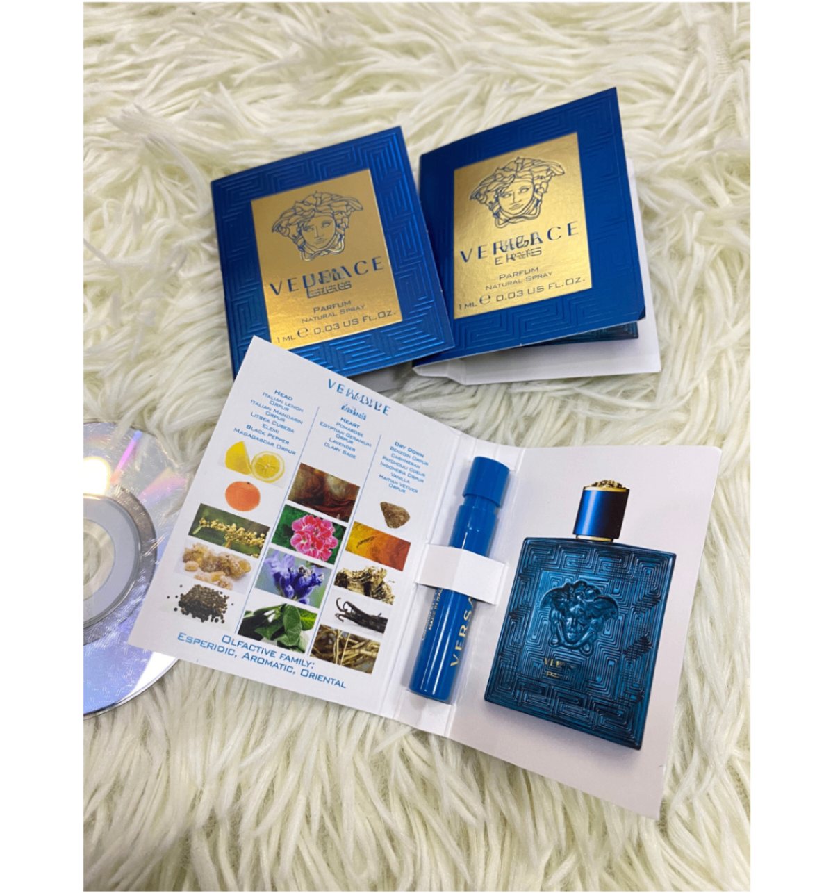 Mẫu dùng thử nước hoa Versace Eros Parfum - 1ml