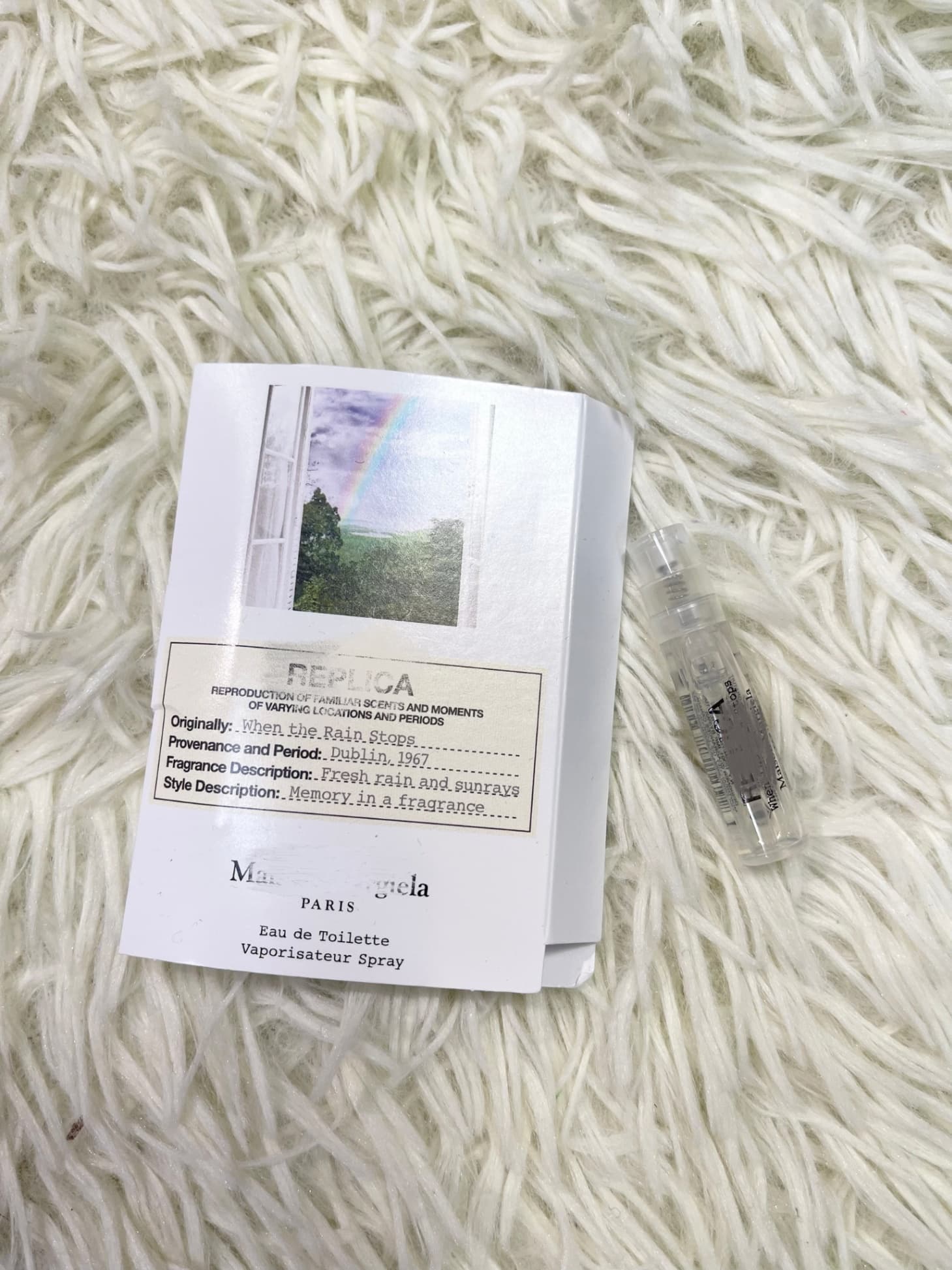 Mẫu dùng thử nước hoa - Maison Margiela Replica When the Rain Stops - 1.2ml