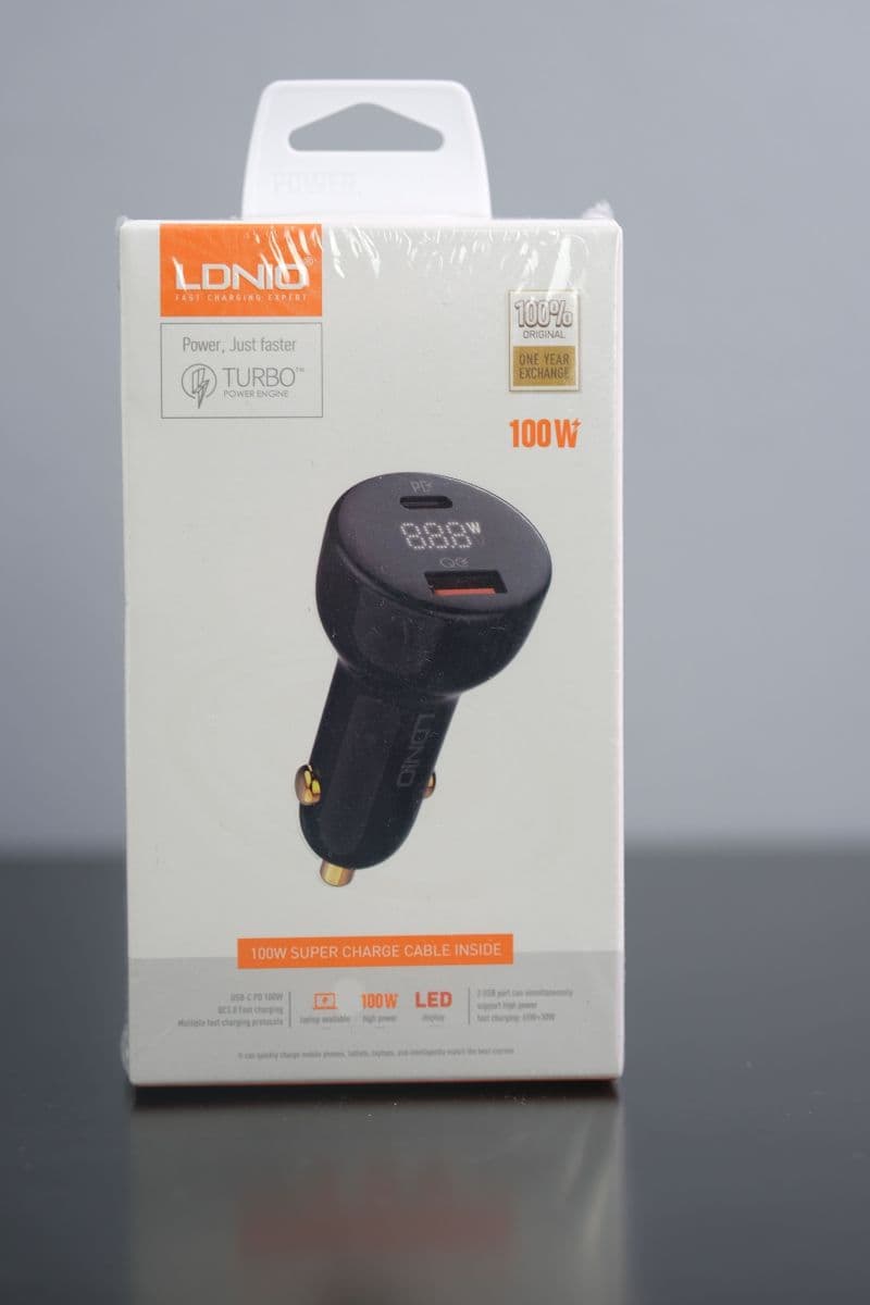 TL Tẩu sạc ô tô 100W LDNIO (Mới, nguyên seal)