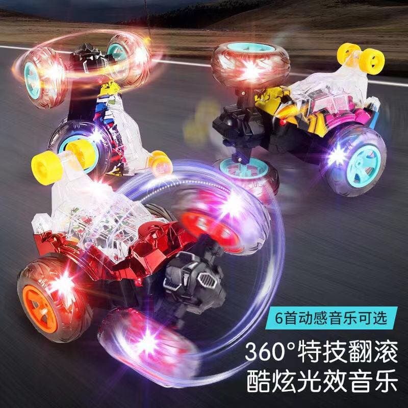 Ô tô đồ chơi. Điều khiển từ xa đổ chống rơi có thể xoay 360 độ và có thể sạc lại