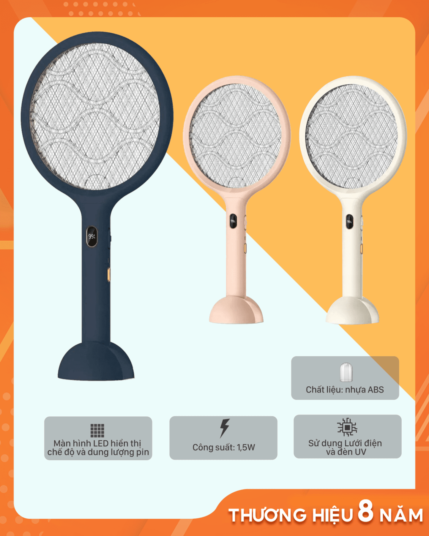 Vợt muỗi thông minh Xiaomi YAOYANG - Cao cấp
