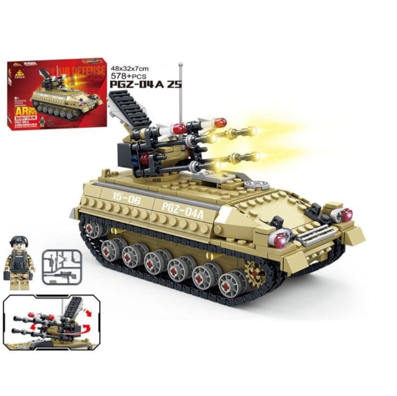 Bộ xếp hình LEGO quân đội KAZI 84070-93
