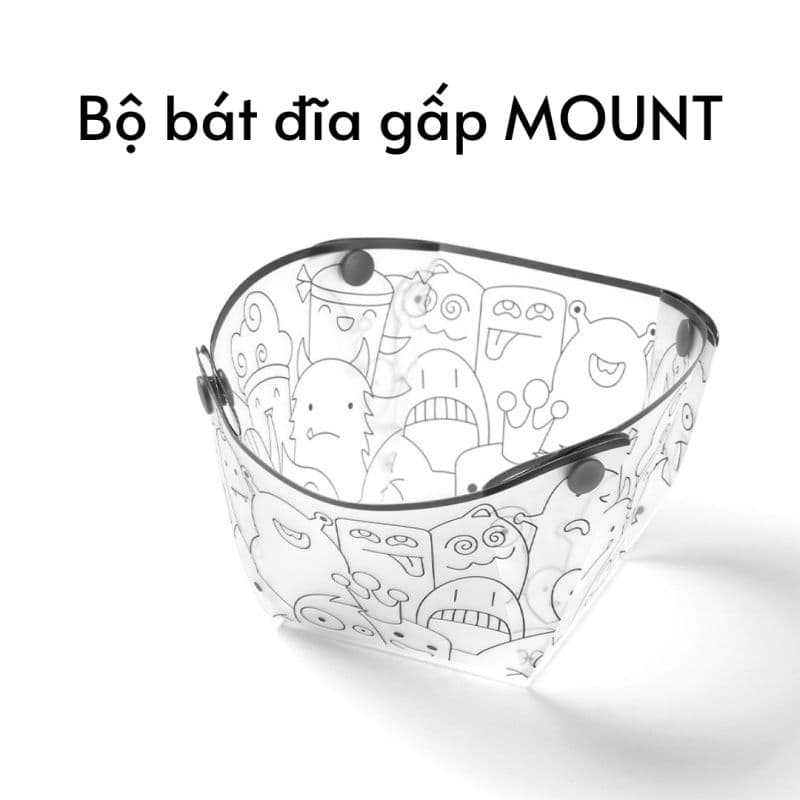 Bộ bát đĩa gấp MOUNT