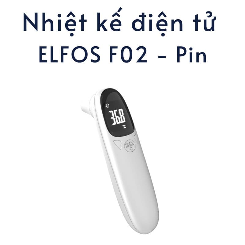 Nhiệt kế điện tử ELFOS F02 - Pin
