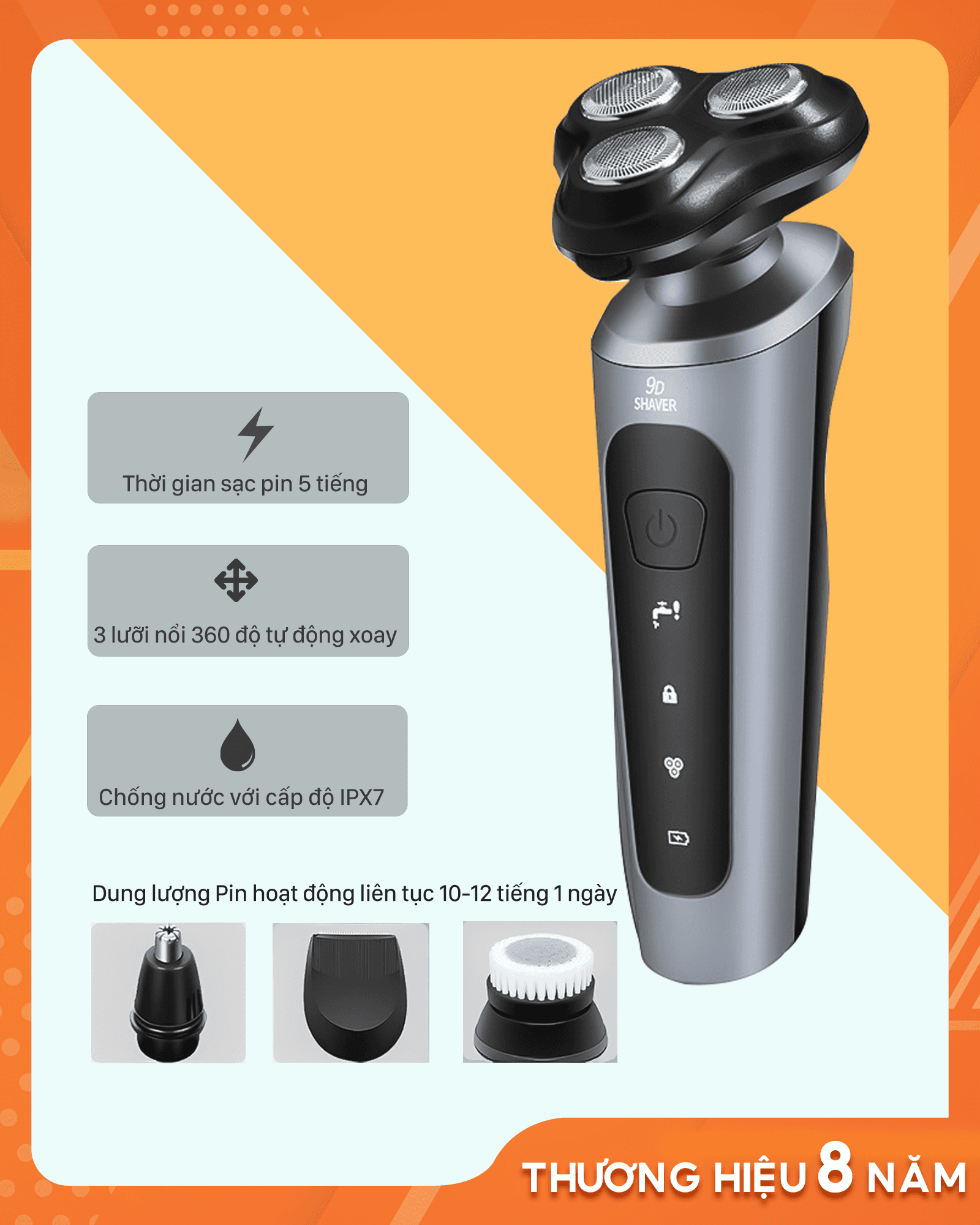 Máy cạo râu 9D
