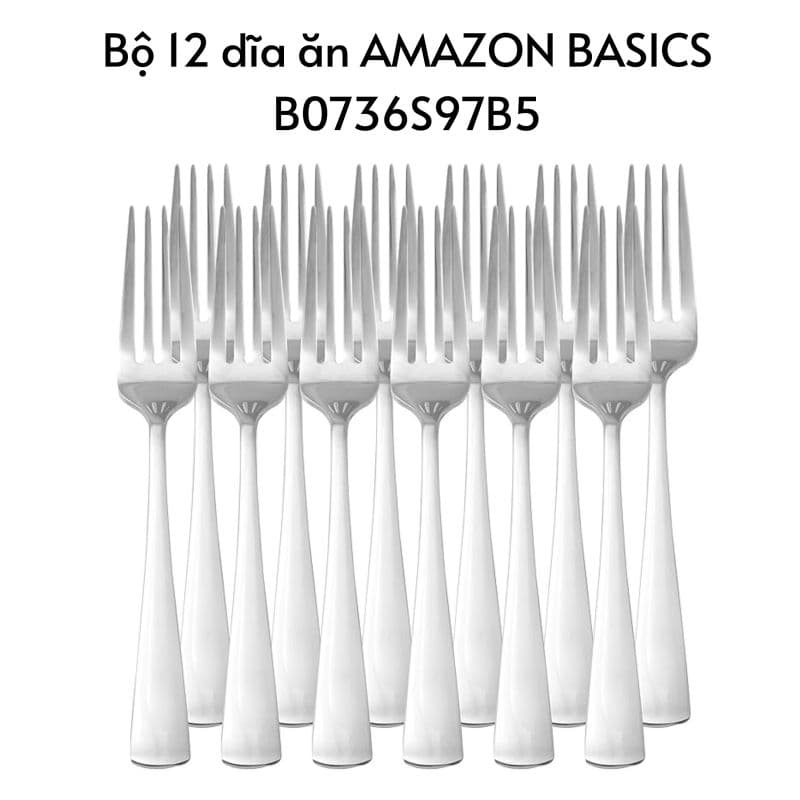 Bộ 12 dĩa ăn AMAZON BASICS B0736S97B5