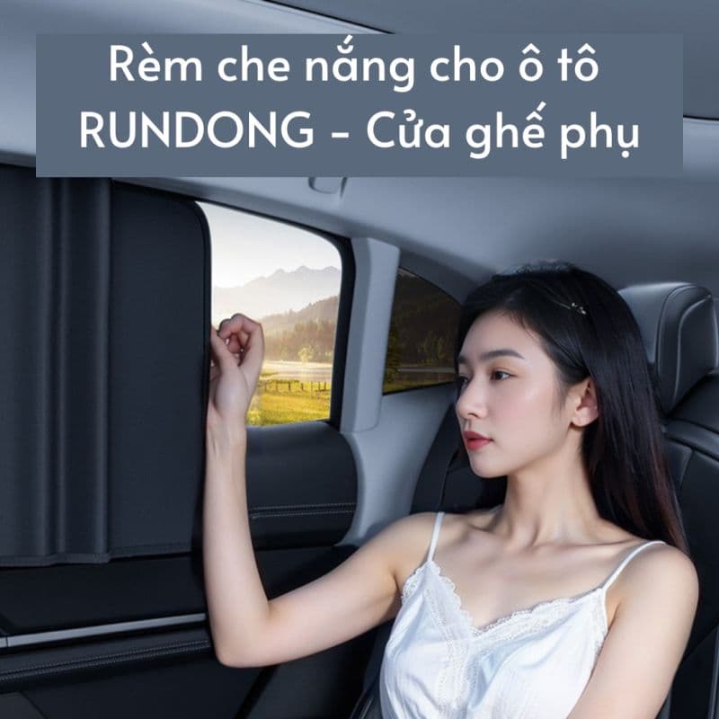 Rèm che nắng cho ô tô RUNDONG - Cửa ghế phụ