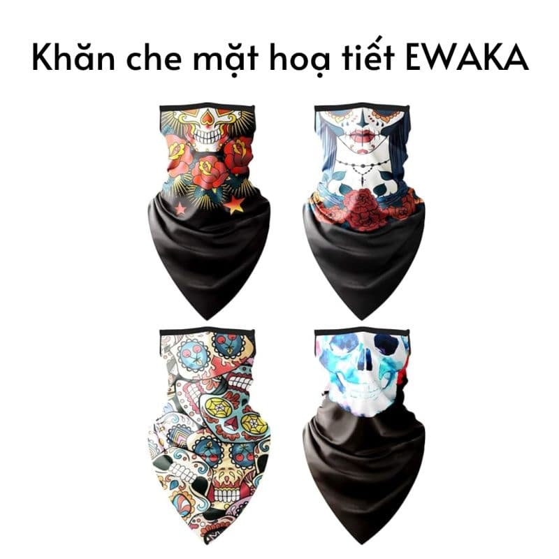 Khăn che mặt hoạ tiết EWAKA