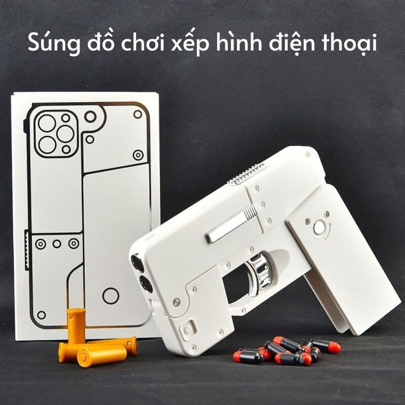Súng đồ chơi xếp hình điện thoại