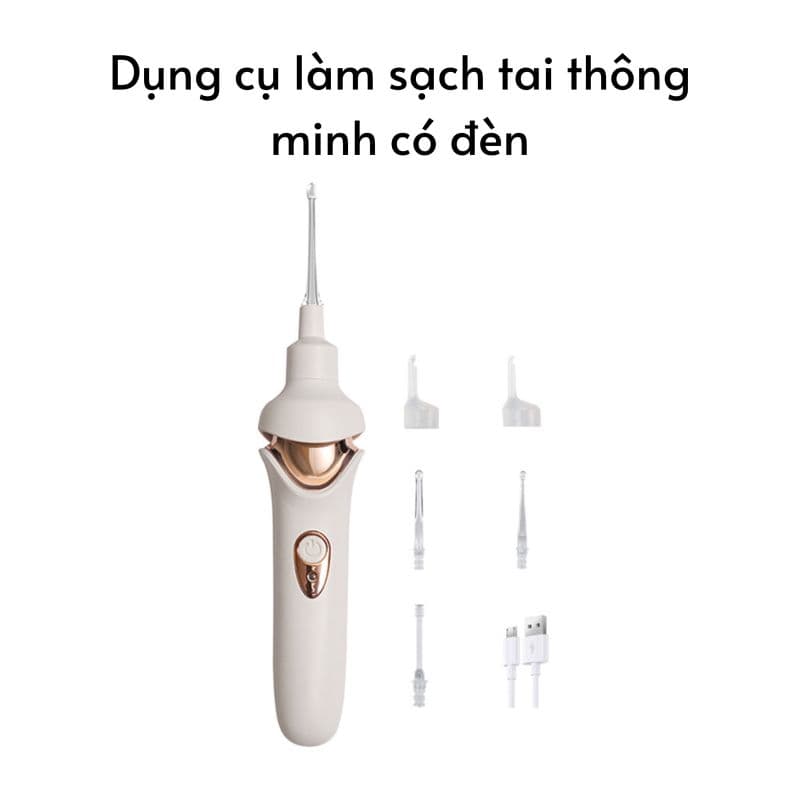 Dụng cụ làm sạch tai thông minh có đèn