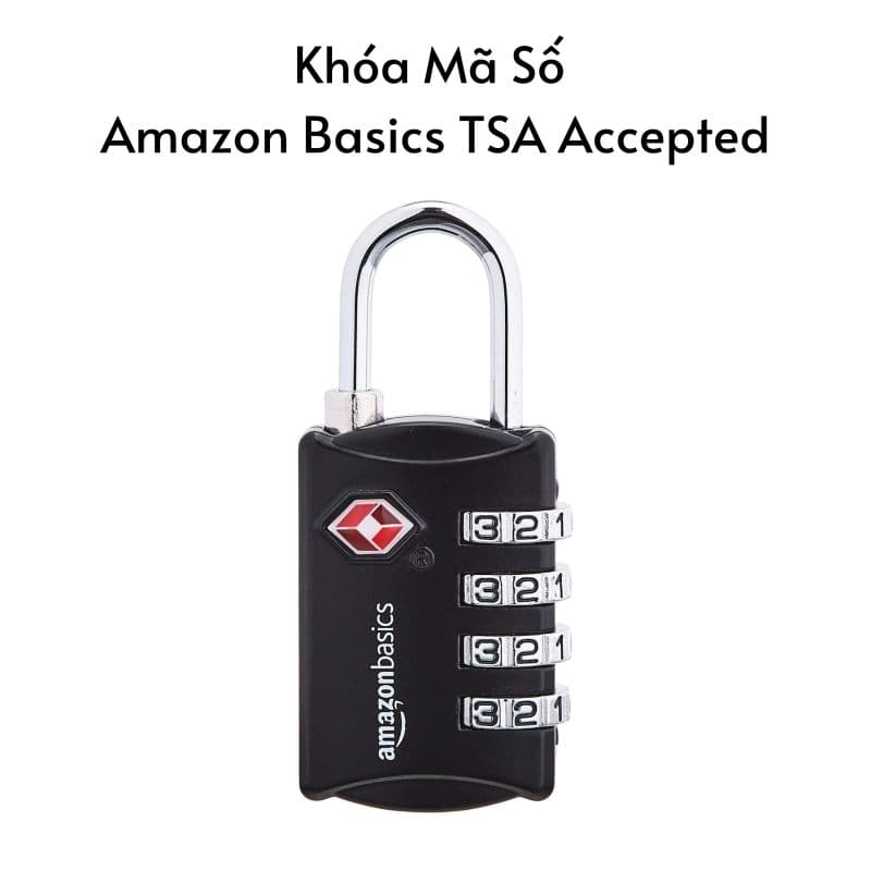 Khóa Mã Số Amazon Basics TSA Accepted