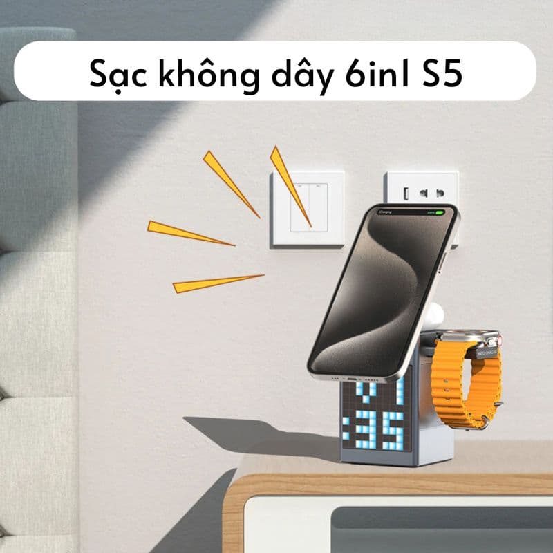 Sạc không dây 6in1 S5