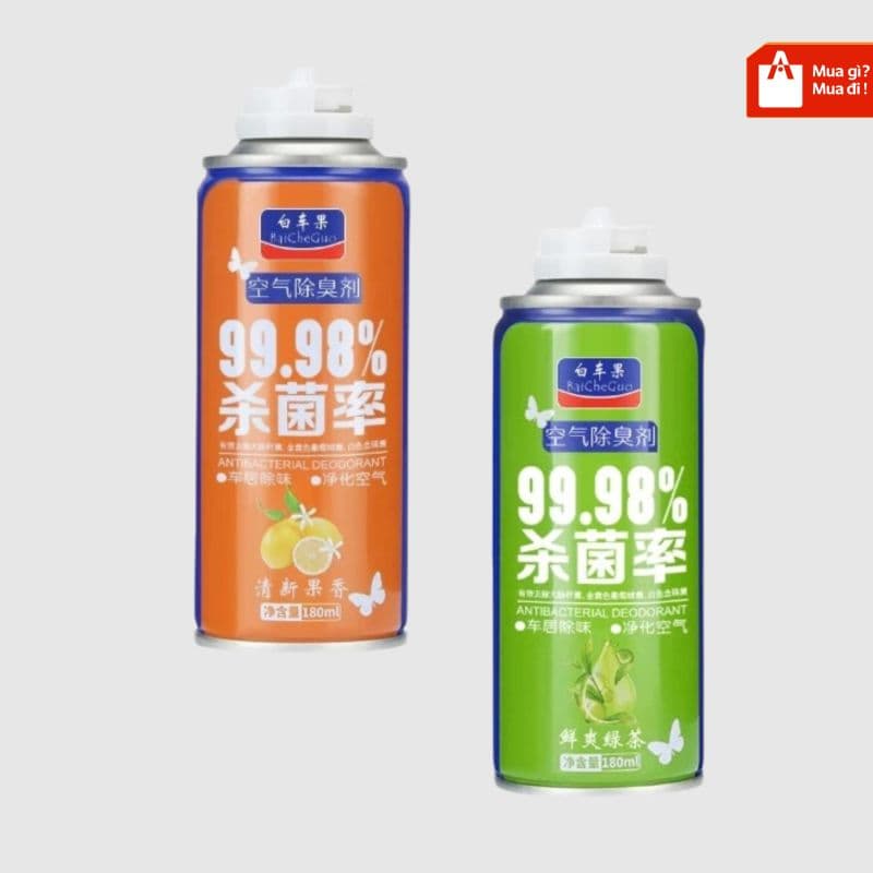 Chai xịt khử mùi ô tô 180ml ASL-5478