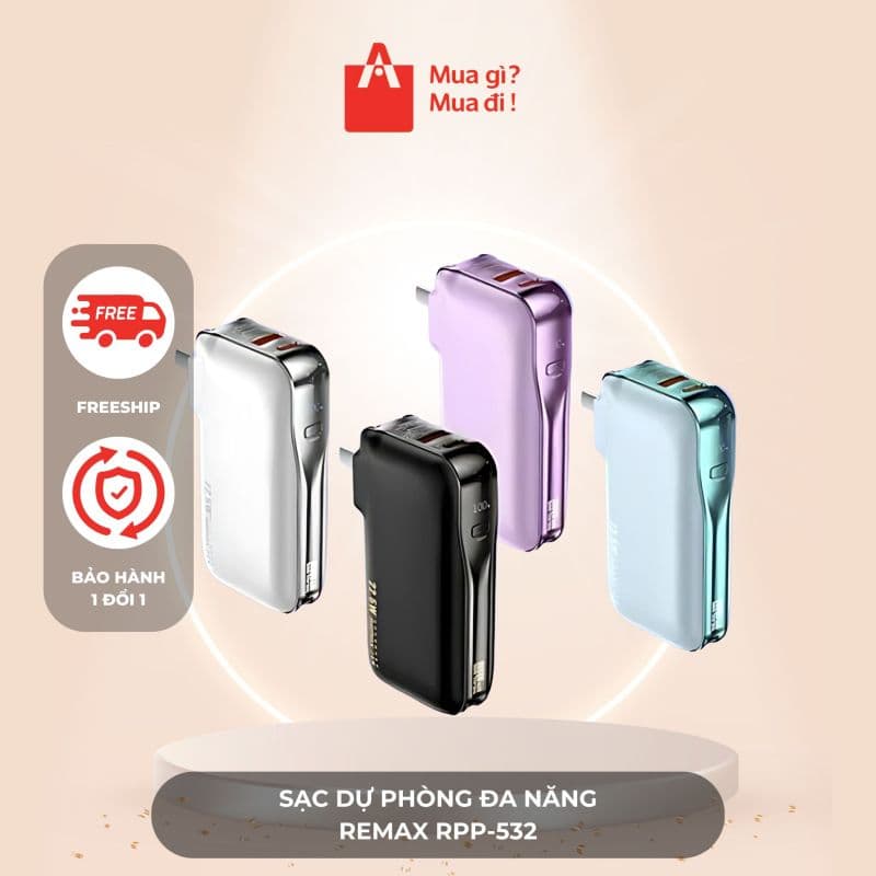Sạc dự phòng đa năng REMAX RPP-532