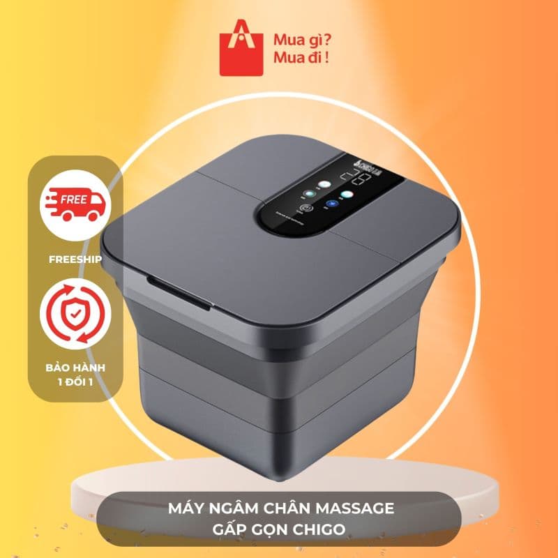 Máy ngâm chân massage gấp gọn CHIGO