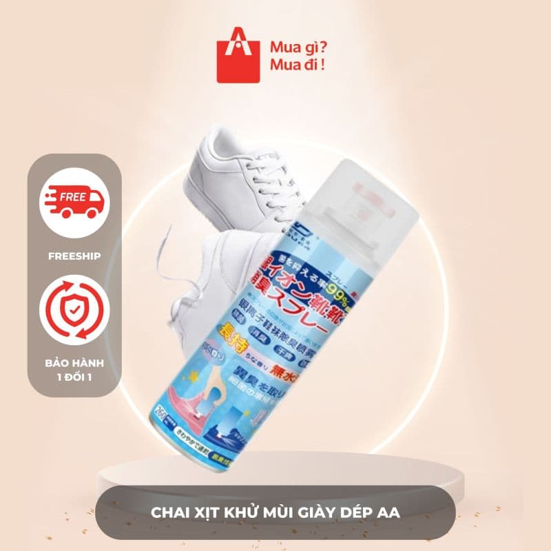Chai xịt khử mùi giày dép AA