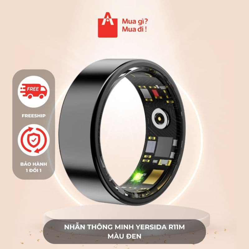 Nhẫn thông minh YERSIDA - Đen