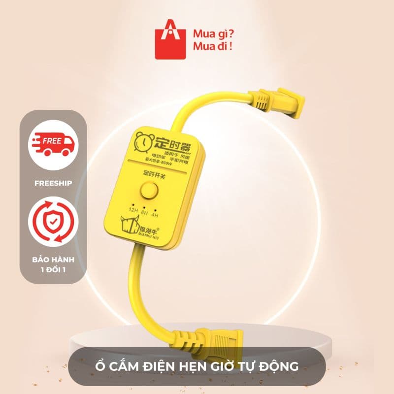 Ổ Cắm Điện Hẹn Giờ Tự Động