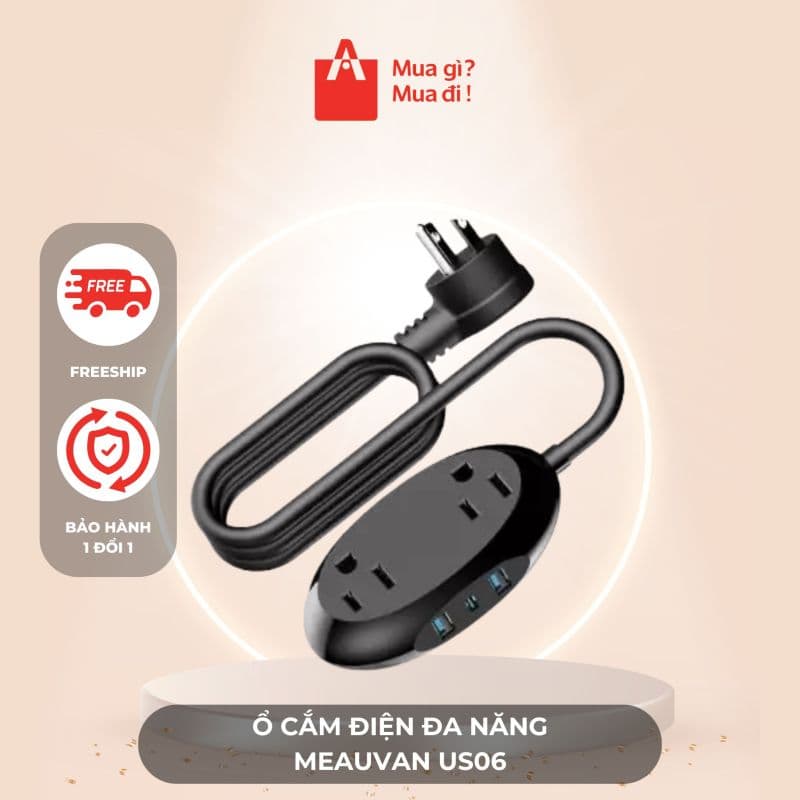 Ổ cắm điện đa năng Meauvan US06