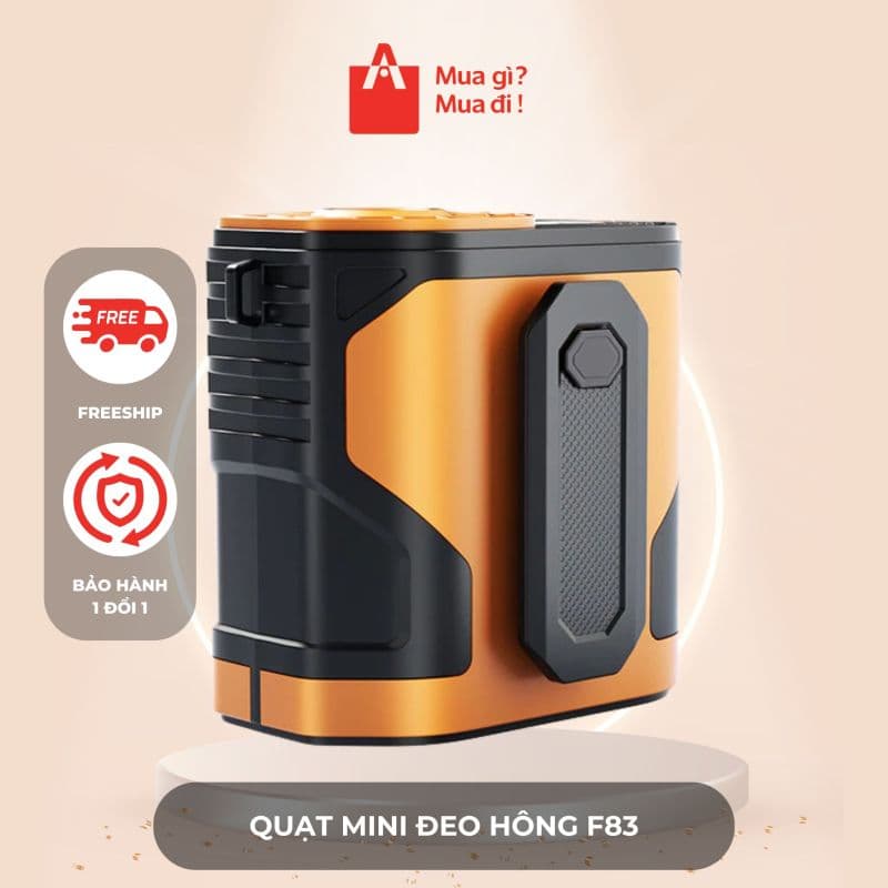 Quạt mini đeo hông F83