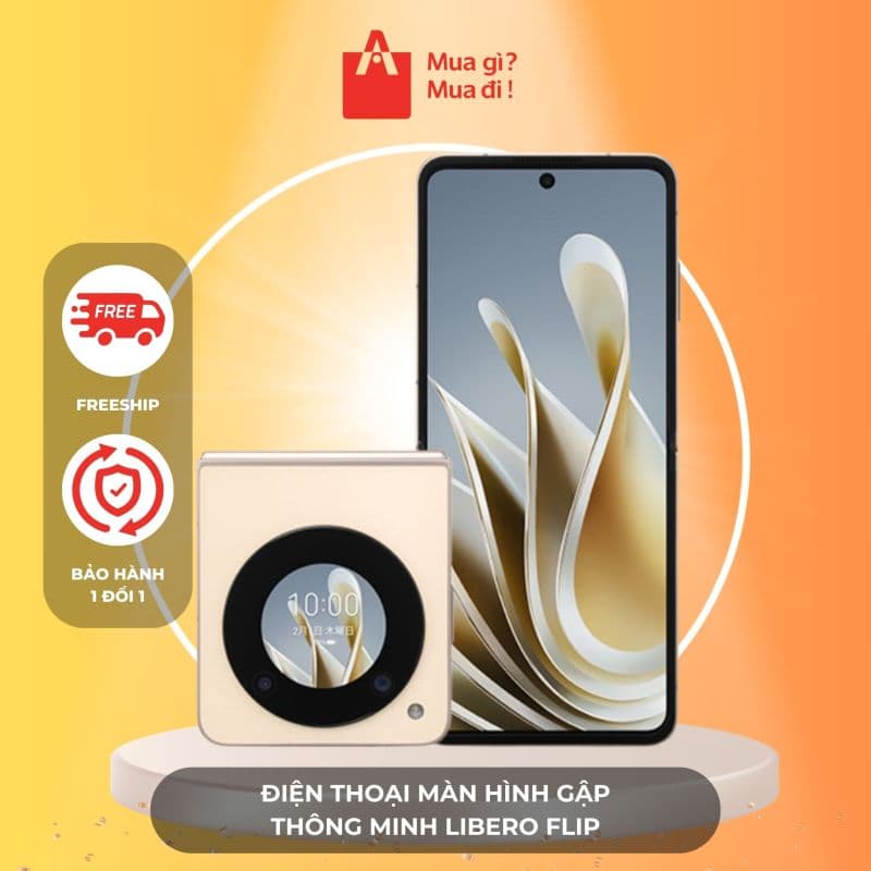 Điện thoại màn hình gập thông minh ZTE Libero Flip