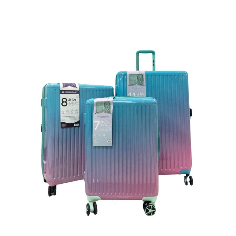 Bộ 3 vali du lịch IFLY Radiant Ombre Mint Leaf