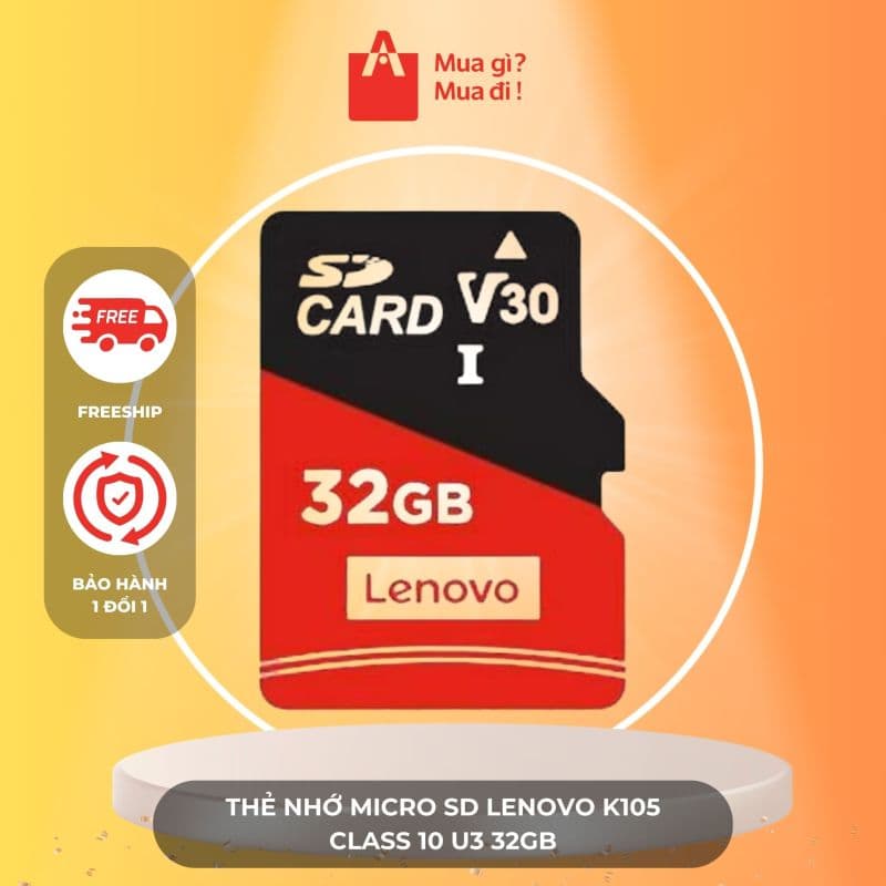 Thẻ nhớ micro SD LENOVO K105 Class 10 U3 32GB