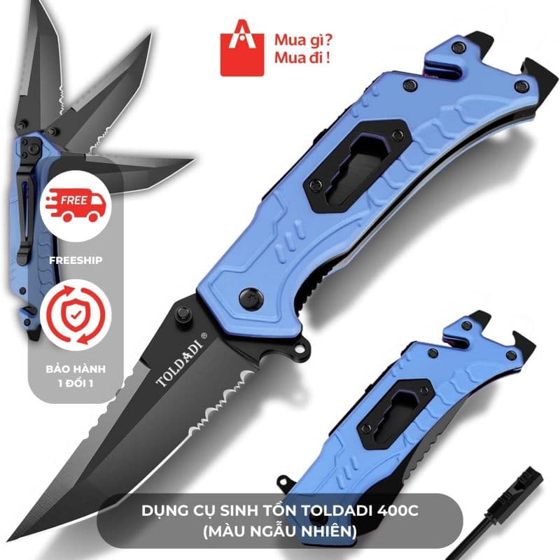 Dụng cụ sinh tồn TOLDADI 400C (màu ngẫu nhiên)