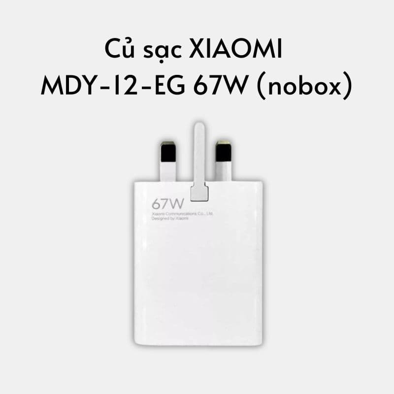 Củ sạc XIAOMI MDY-12-EG 67W (nobox)