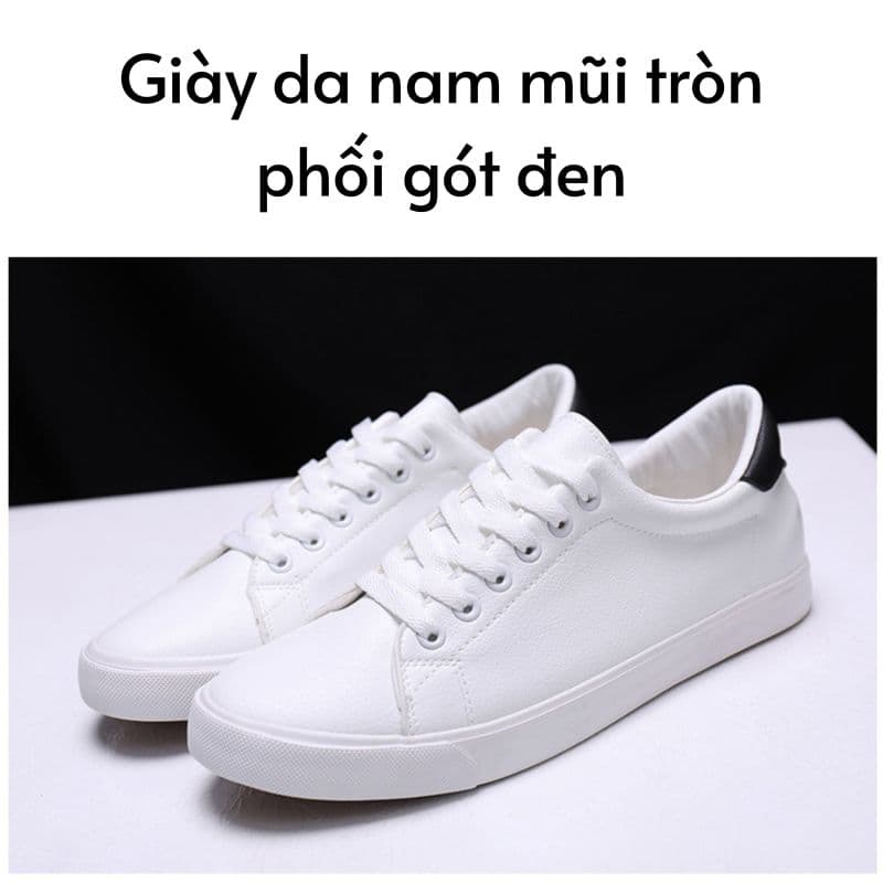 Giày Flat Trắng kiểu Vans