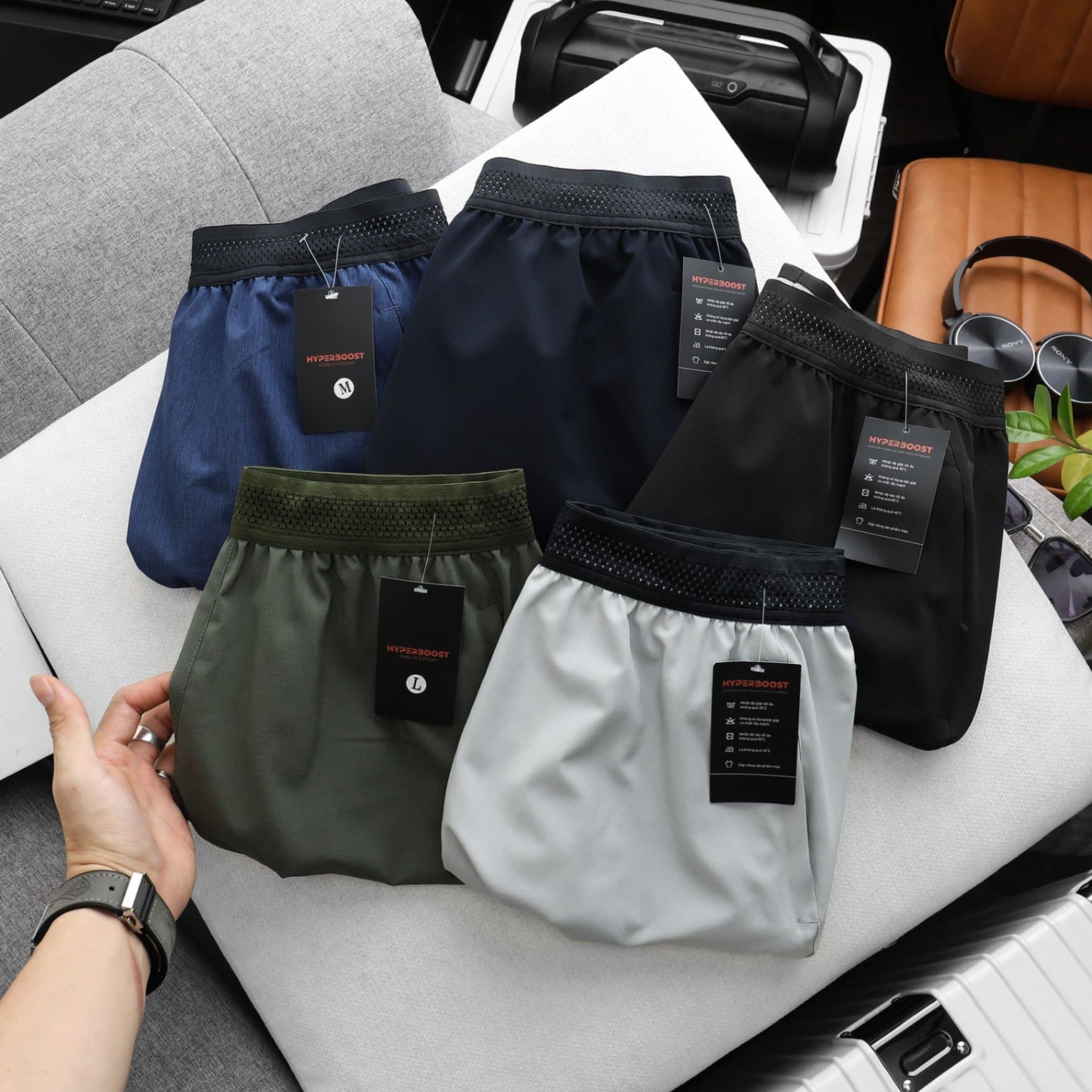 Quần short lưng thun thoáng khí HyperBoost Gen 4