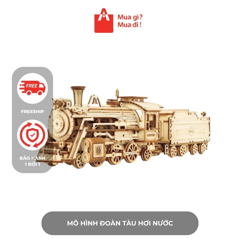 Mô hình đoàn tàu hơi nước