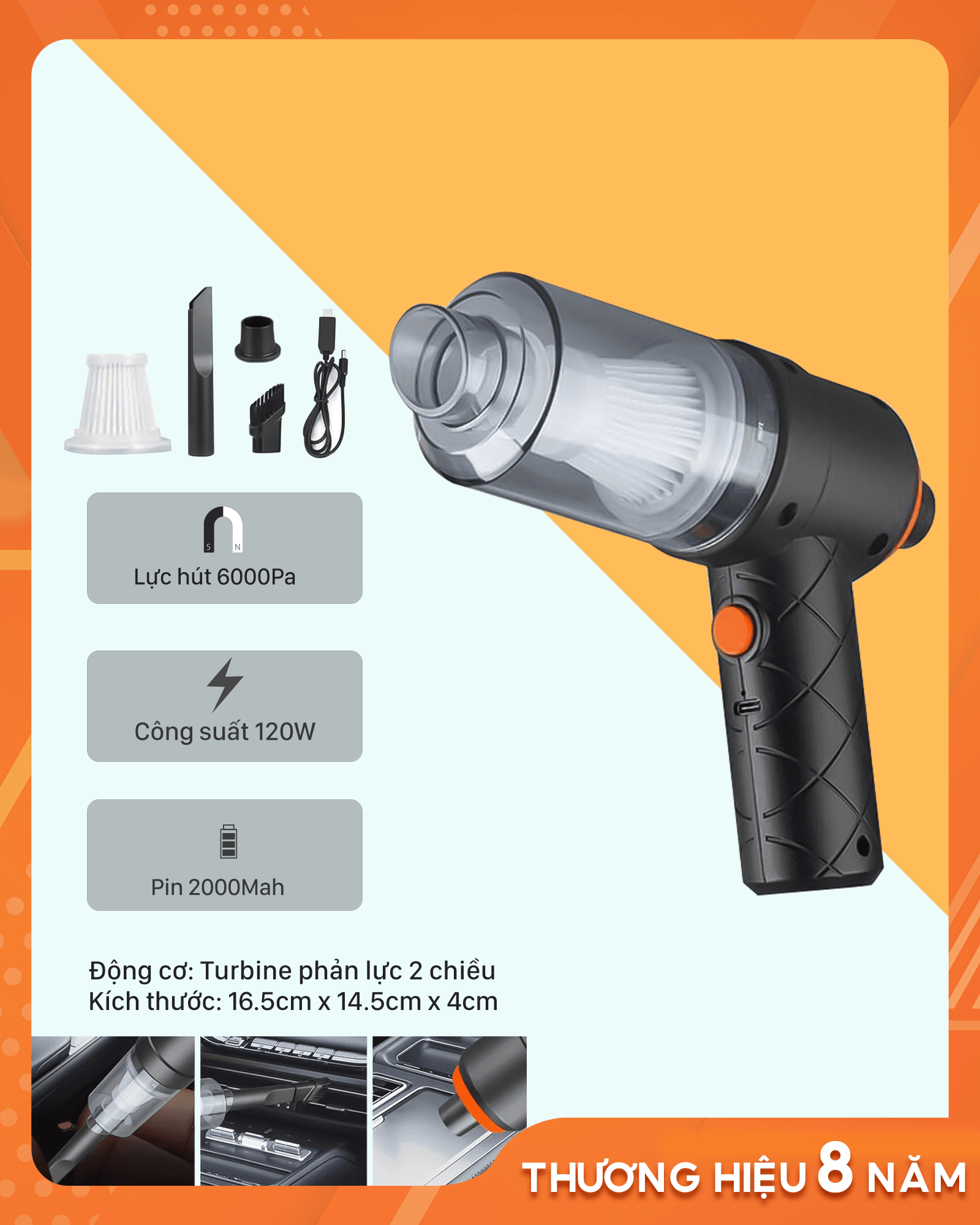 Máy hút bụi cầm tay M2037