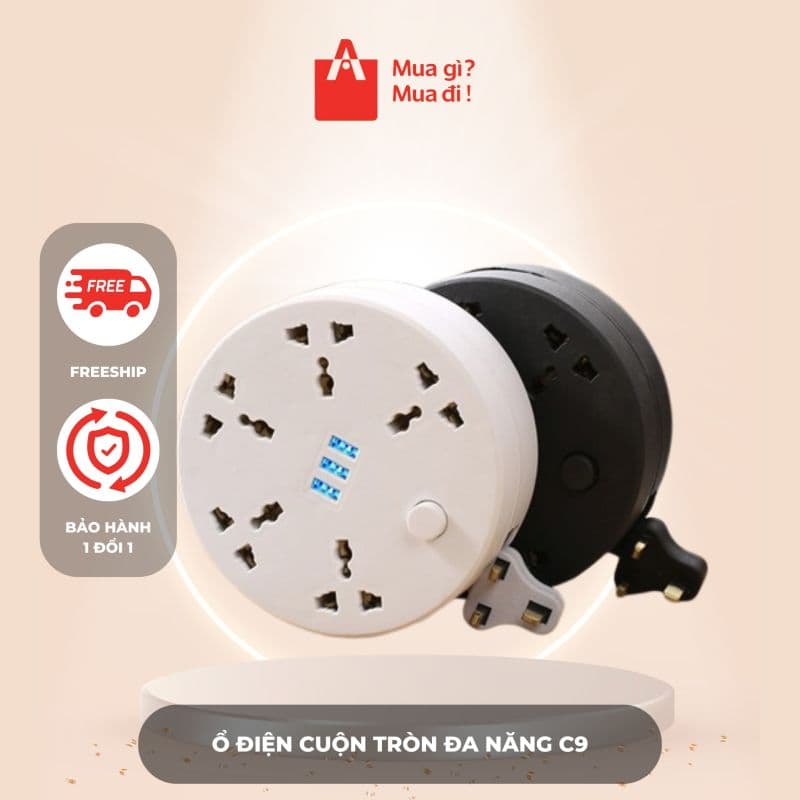 Ổ điện cuộn tròn đa năng C9