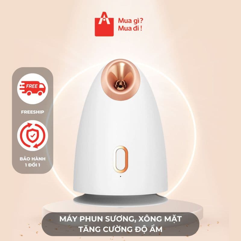 Máy phun sương, xông mặt tăng cường độ ẩm