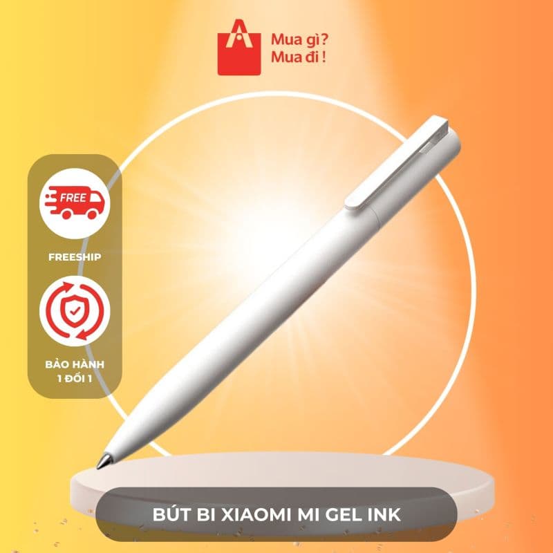 Bút bi Xiaomi Mi Gel Ink (10 cái) - Lõi mực Nhật, thiết kế cao cấp, độ bền cáo