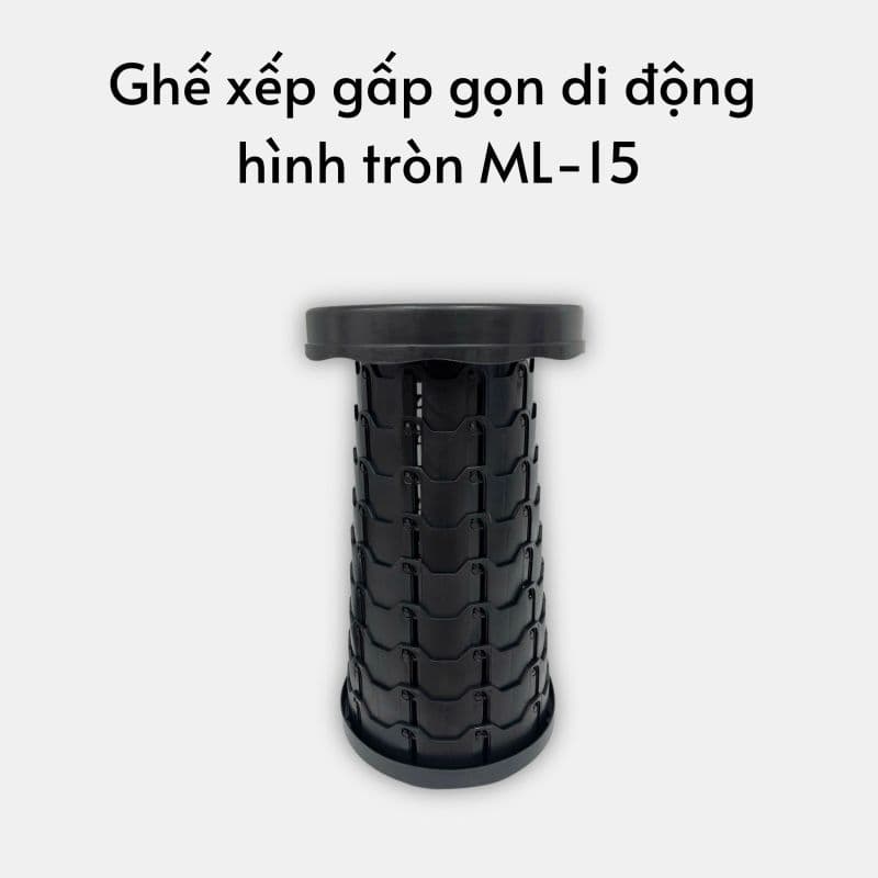 Ghế xếp gấp gọn di động hình tròn ML-15