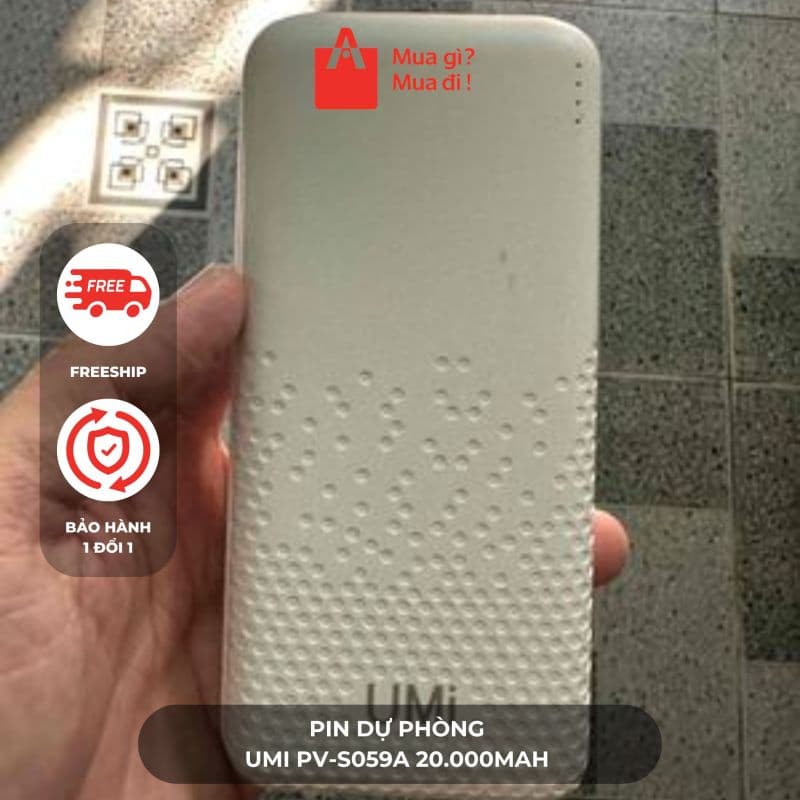 Pin dự phòng UMI PV-S059A 20.000mAh