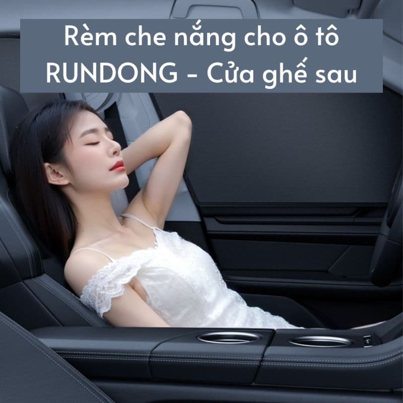 Rèm che nắng cho ô tô RUNDONG - Cửa ghế sau