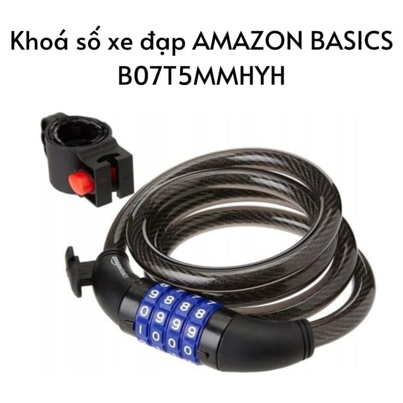 Khoá số xe đạp AMAZON BASICS B07T5MMHYH
