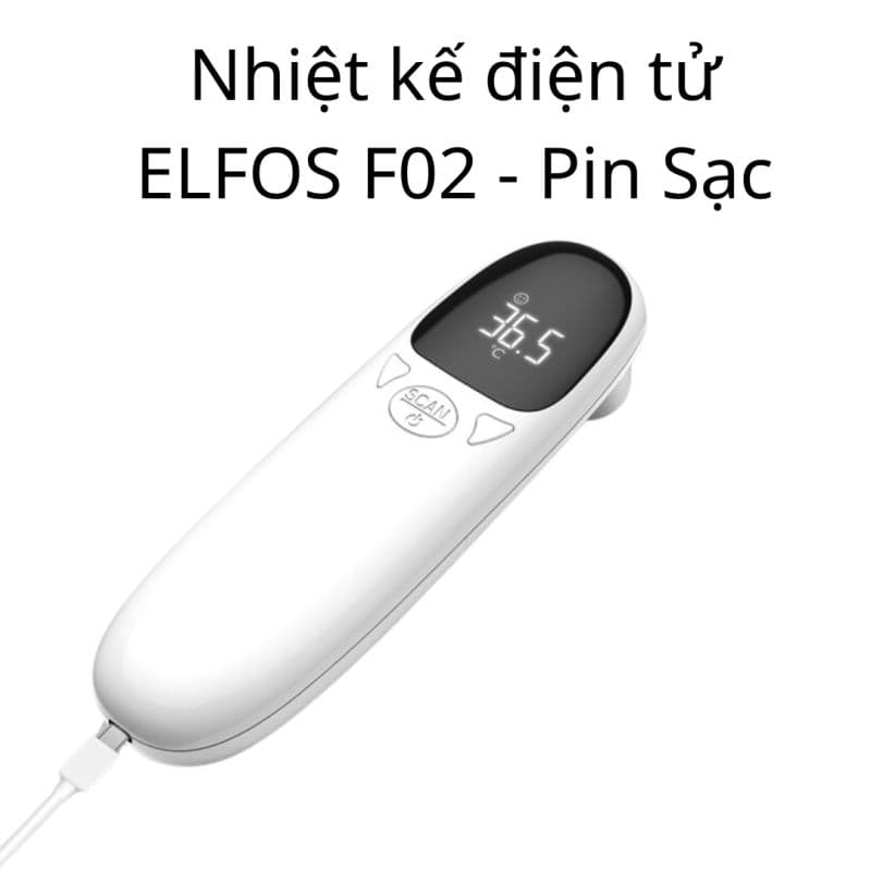 Nhiệt kế điện tử ELFOS F02 - Pin Sạc