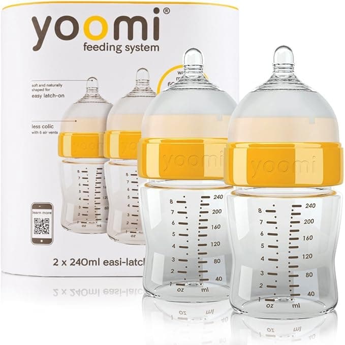 Bộ 2 bình sữa YOOMI Y28B 240mL