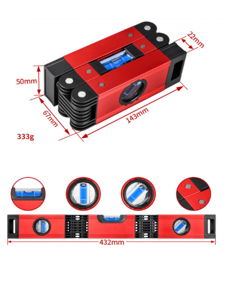 Thước thủy gấp gọn